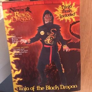 SALE! Boys Ninja costume.  Size medium (8-10)